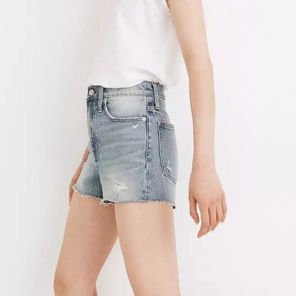 Madewell The Perfect Jean Short in Snyder Wash - Picture 2 of 4